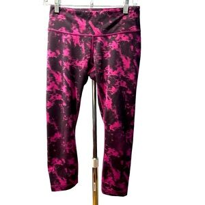 Lululemon purple tie dye crop leggings size 6